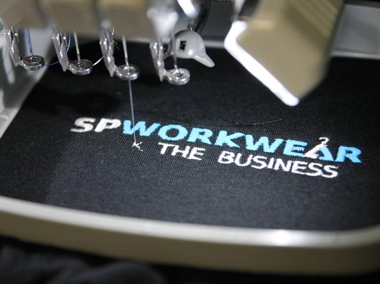 sp workwear embroidery