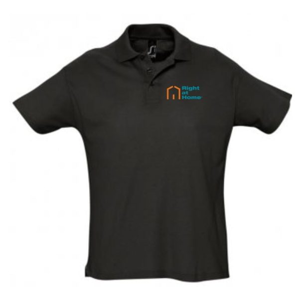 Right At Home Polo Shirt - Black