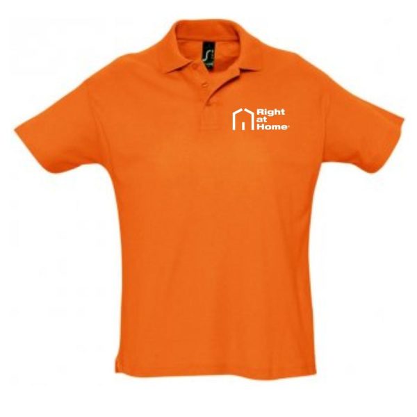 Right At Home Polo Shirt - Orange