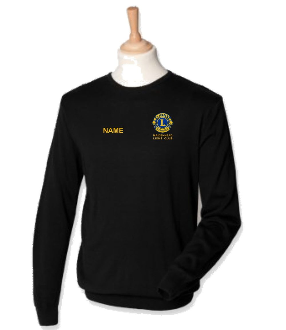Maidenhead-Lions-Crew-Neck-Jumper-Black