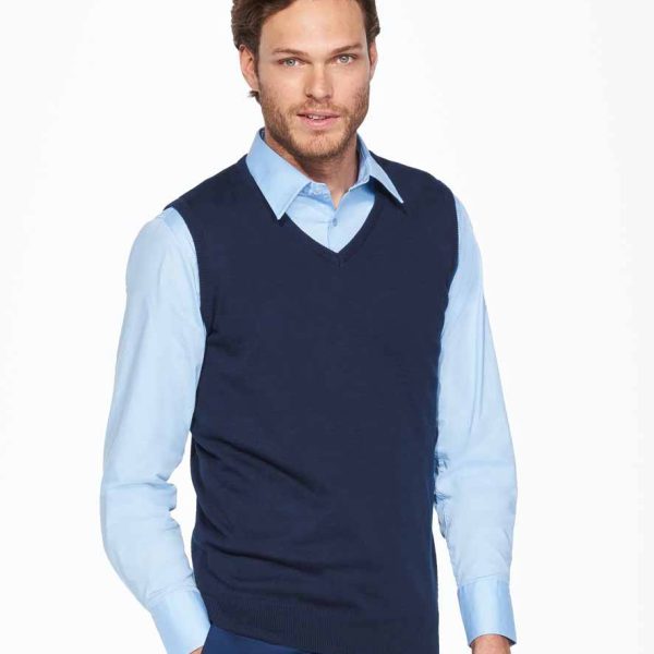 SOLs Gentlemen Sleeveless Cotton/Acrylic Sweater - 10591