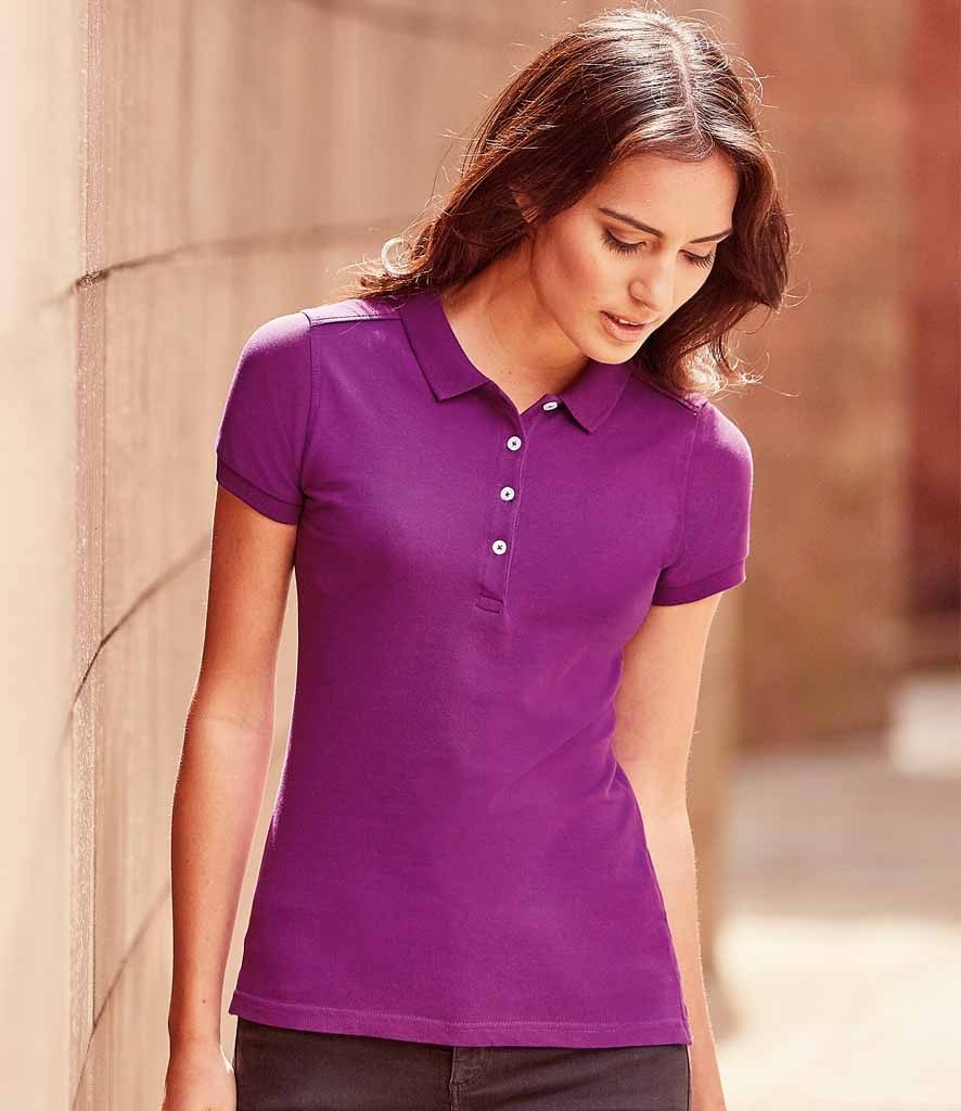 Russell Ladies Stretch Polo Shirt 