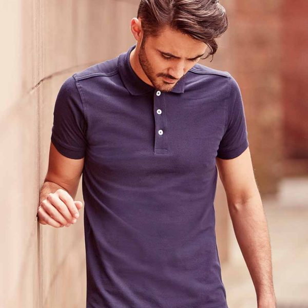 Russell Stretch Pique Polo Shirt - 566M