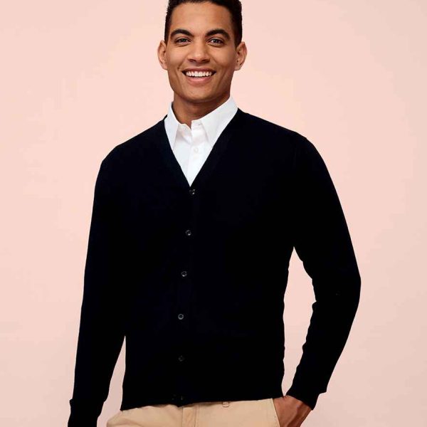 90011 SOL'S Golden Cotton Acrylic V Neck Cardigan