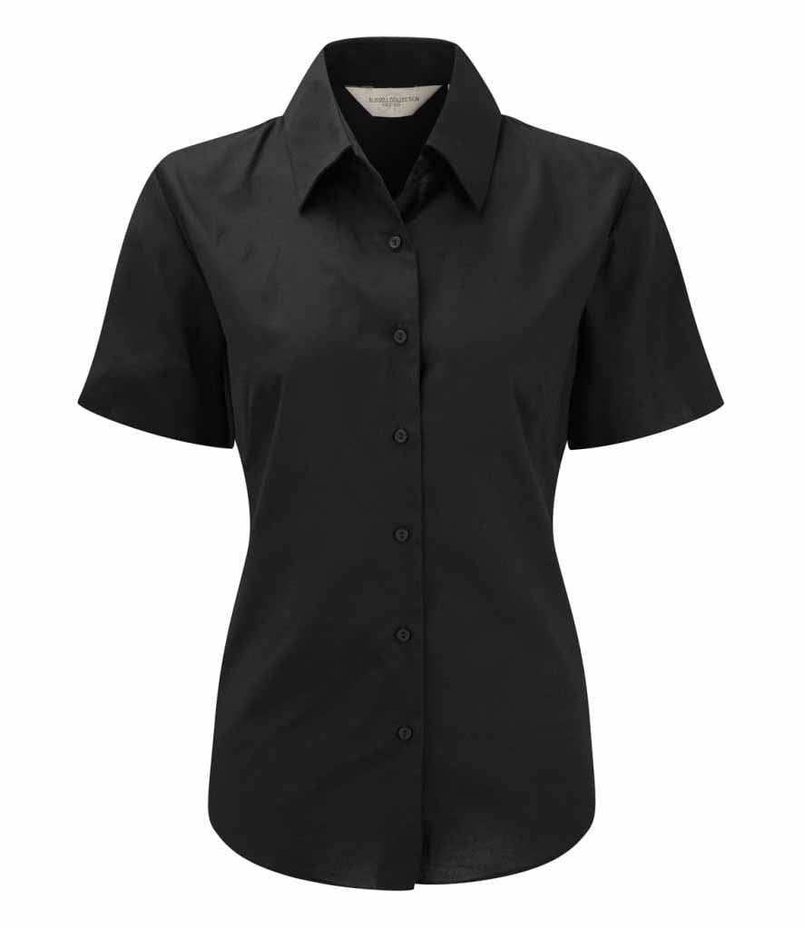 Russell Ladies Short Sleeve Oxford Shirt - 933F | SP Workwear