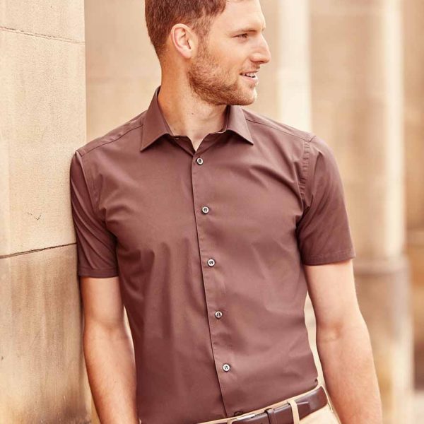 Russell Short Sleeve Easy Care Fitted Shirt - 947M