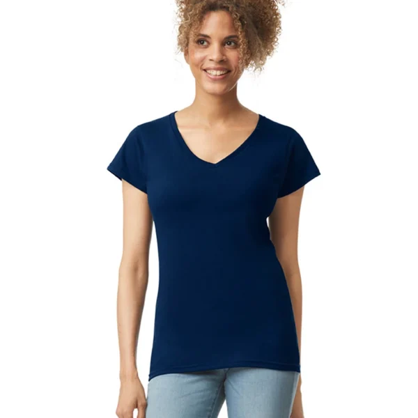 Gildan Ladies SoftStyle V Neck T-Shirt - GD78