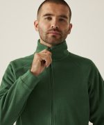 RG122 Regatta Fleece - Bottle Green Zip
