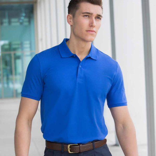 Henbury Modern Fit Micro-Fine Cotton Pique Polo Shirt - H101