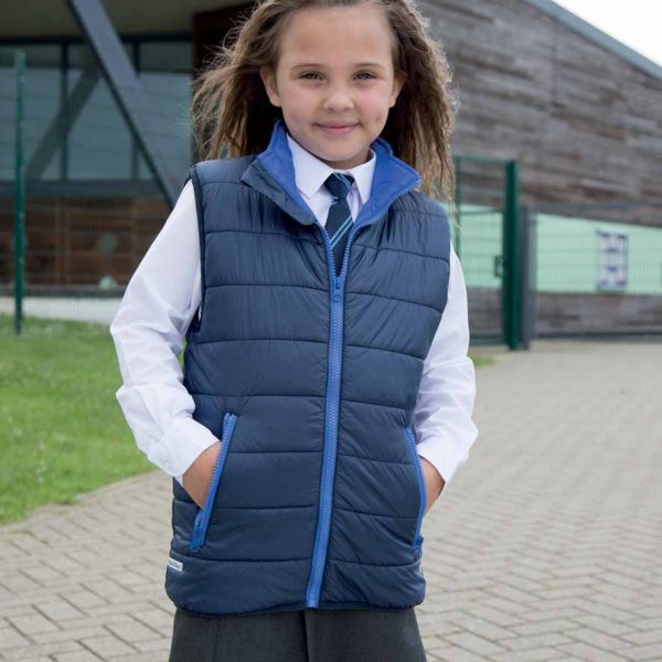 RS234B Result Core Kids Padded Bodywarmer