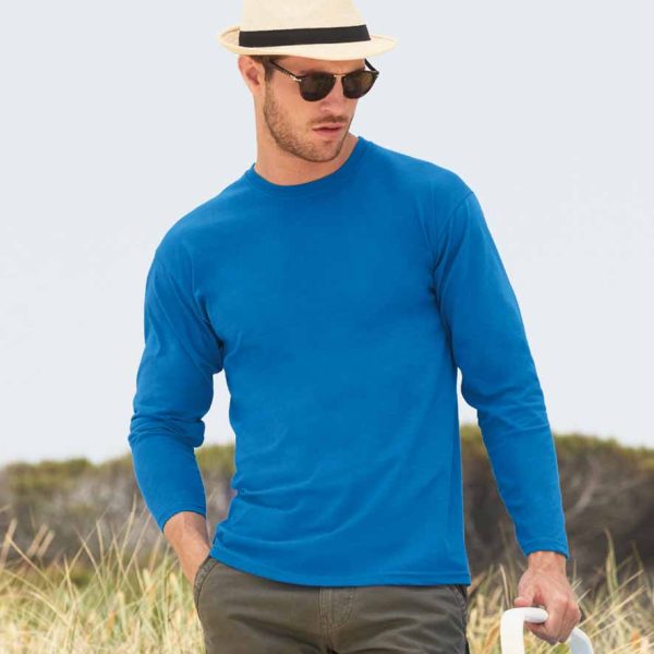 Fruit Of The Loom Long Sleeve Value T-Shirt - SS21