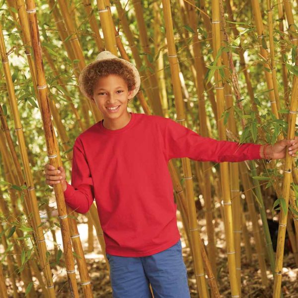 Fruit Of The Loom Kids Long Sleeve T-Shirt - SS21B