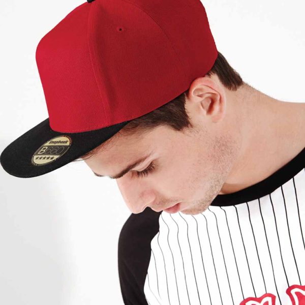 Beechfield Original Flat Peak Snapback Cap - BB660