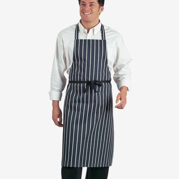 Dennys Stripe Bib Apron - DE145