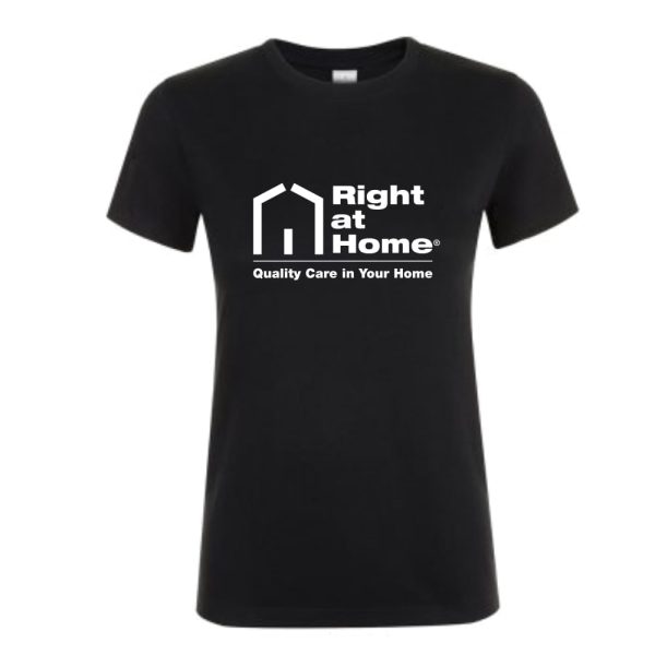 Right At Home Promotional Ladies T-Shirt - Black