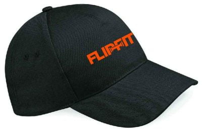 Flipfit BB15 Black Mesh Cap with Logo