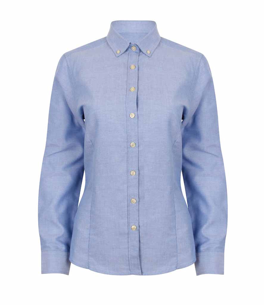 Henbury Ladies Modern Long Sleeve Regular Fit Oxford Shirt - H513R | SP ...