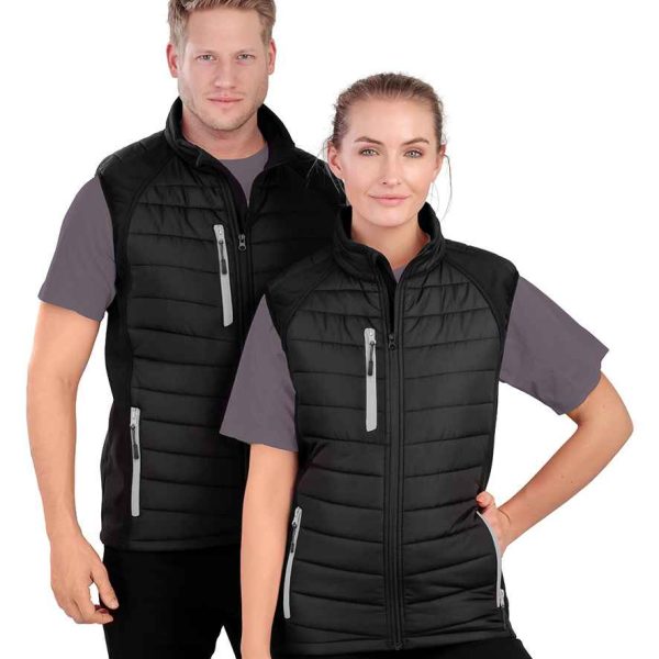 Result Black Compass Gilet - RS238