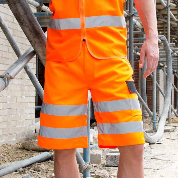 RS328 Result Safe-Guard Hi-Vis Cargo Shorts