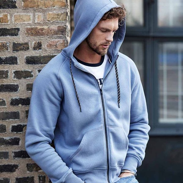 T5435 Tee Jays Fashion Zip Hooded Sweatshirt