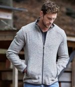 T9615 Tee Jays Knitted Outdoor Fleece Jacket