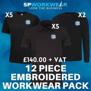 12pc Embroidered Workwear Pack