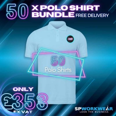 50 Polo Shirt Bundle
