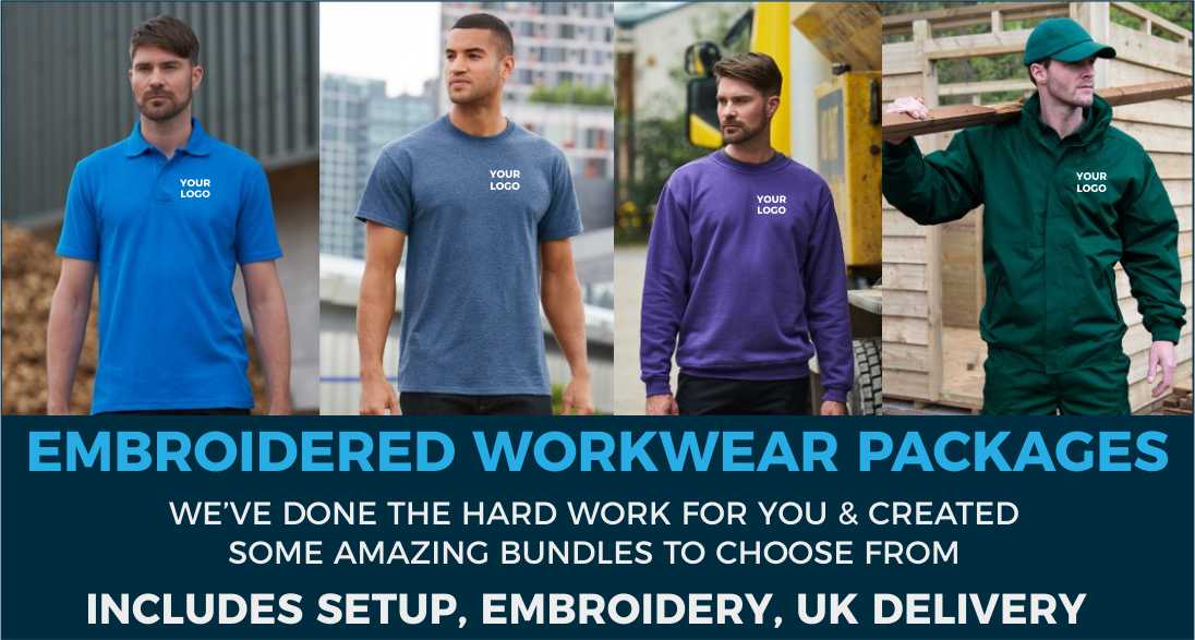 Embroidered Workwear Packages from SP Workwear