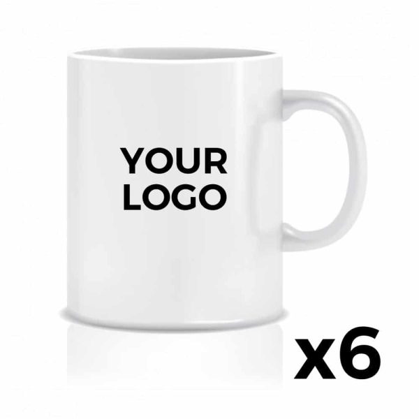 6x Branded Mugs