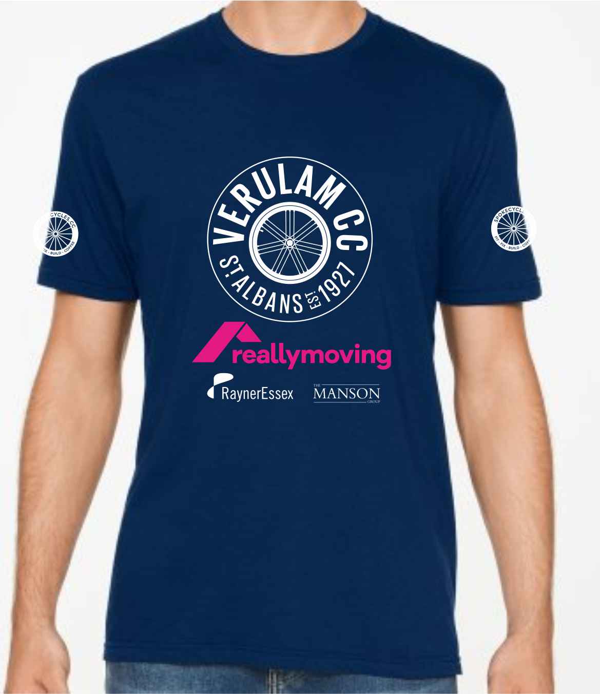 Verulam Ladies Navy blue tshirt