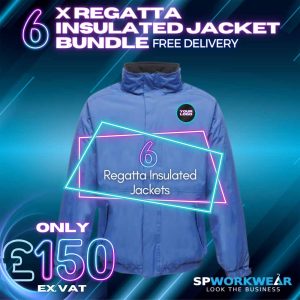 6 Regatta Dover Insulated Jacket bundle