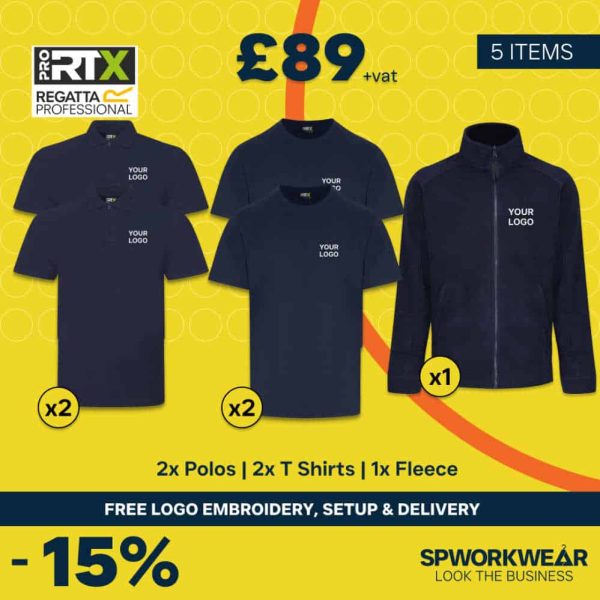 5 Piece Embroidered Workwear Package - Summer