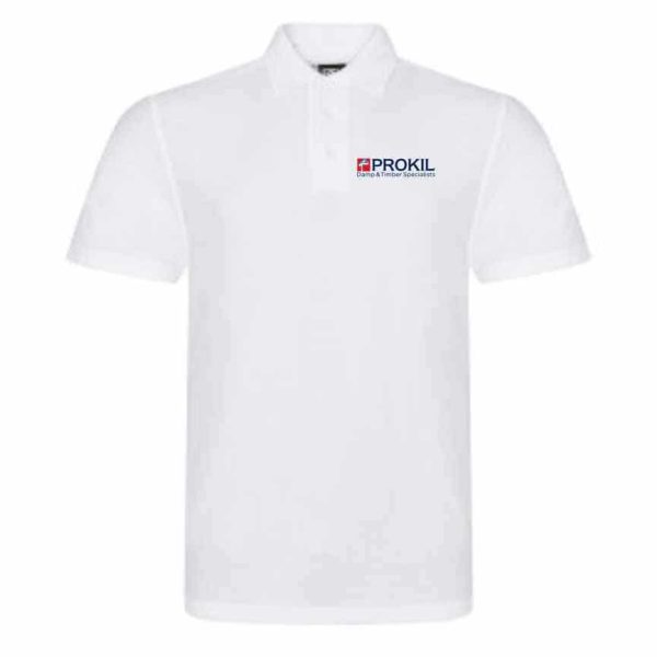 Prokil Surveyor Polo Front - White