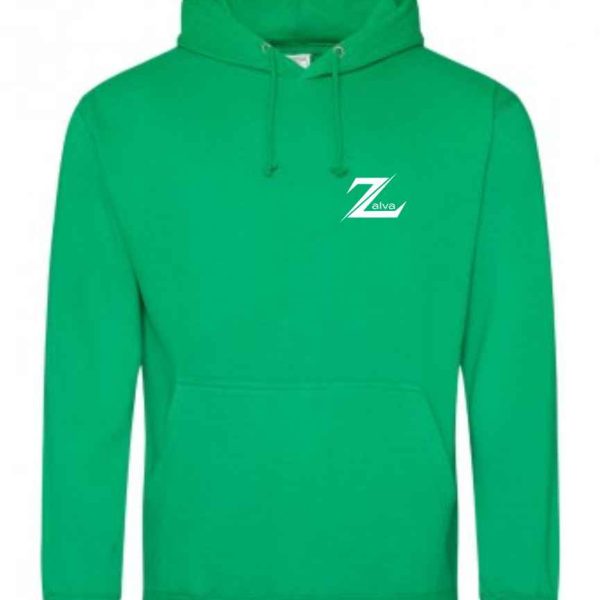 Zalva JH001 Hoodie Kelly Green Front
