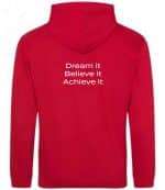 Zalva JH001 Hoodie Red Back