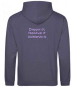 Zalva JH001 Hoodie Shark Grey Back