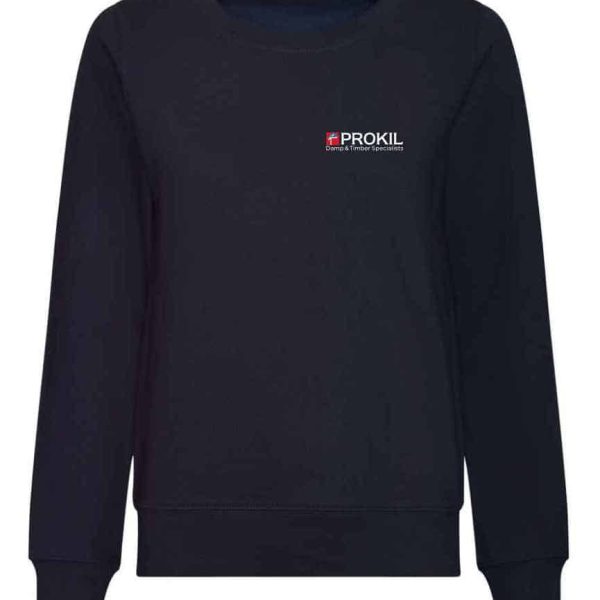 Prokil JH030F Surveyor Ladies Sweatshirt Front - Navy