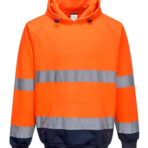Portwest Hi-Vis Two Tone Hooded Sweatshirt - PW1250 (B316)