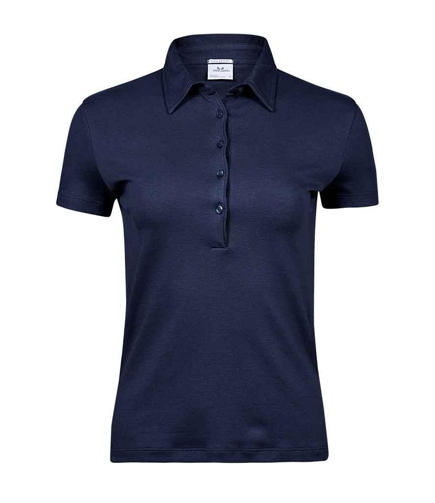 Tee Jays Ladies Pima Cotton Interlock Polo Shirt T1441 SP Workwear