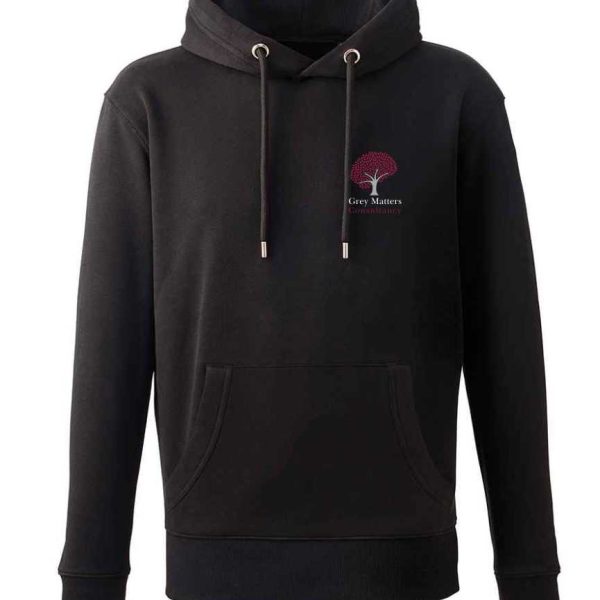 Grey Matters AM01 Unisex Hoodie - Black