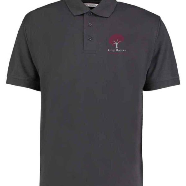 Grey Matters K403 Unisex Polo - Graphite Grey
