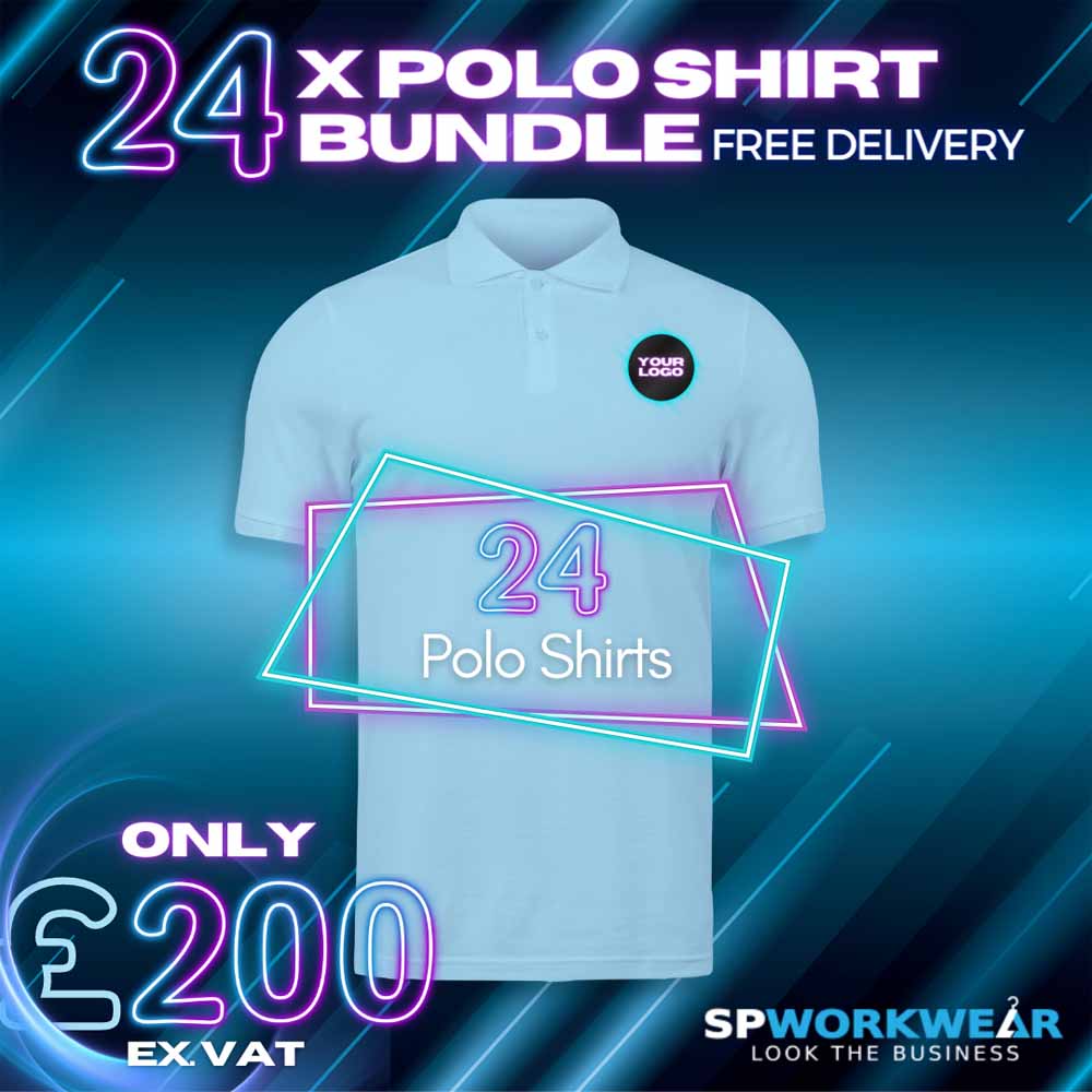 24 Polo Shirt Bundle
