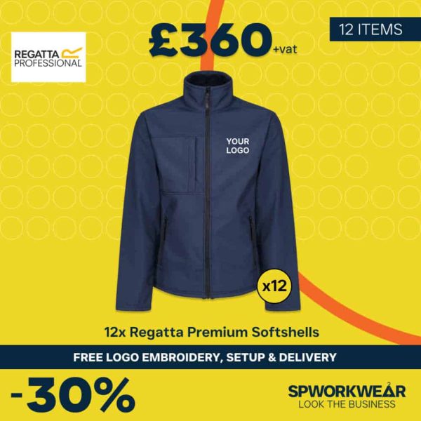 12x Regatta Premium Softshell Jacket Bundle - Summer