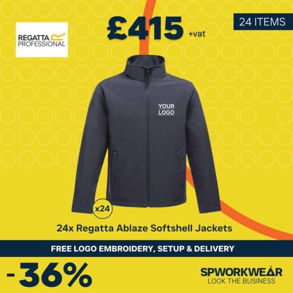 24x Regatta Ablaze Softshell Jackets Bundle - Summer