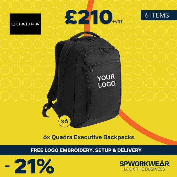 6x Quadra Executive Backpack Bundle - Summer