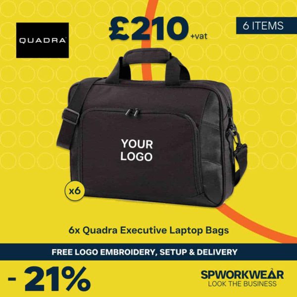 6x Quadra Executive Laptop Bag Bundle - Summer