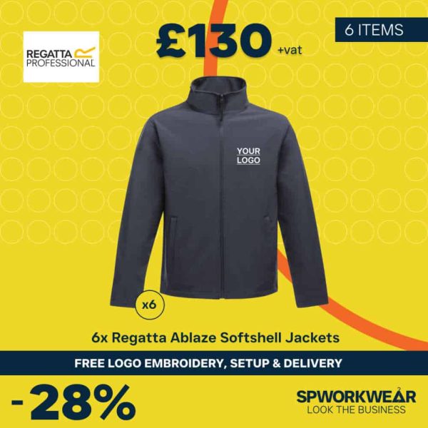 6x Regatta Softshell Jacket Bundle - Summer