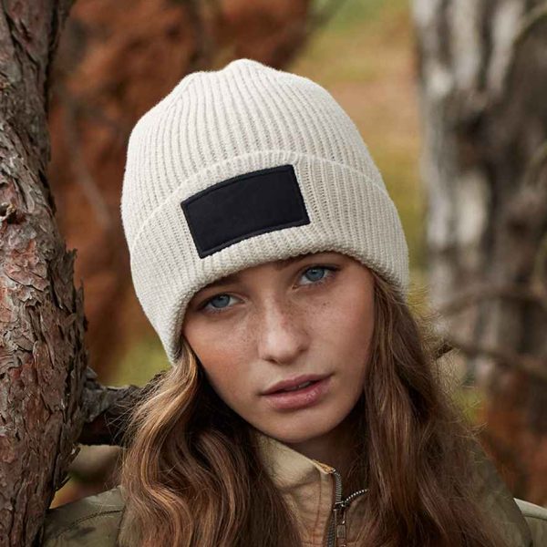 BB442R Beechfield Fashion Patch Beanie