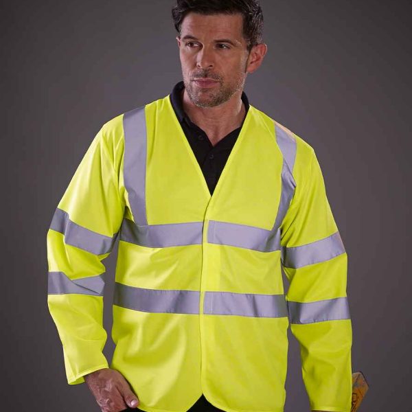 YK105 Yoko Hi-Vis Long Sleeve Jacket