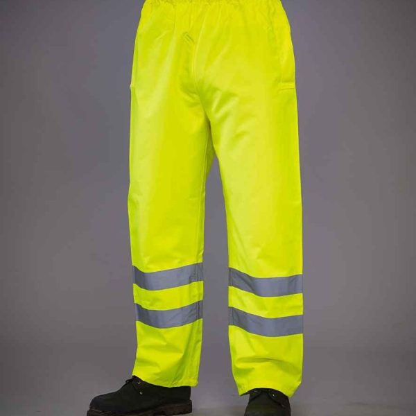 YK210 Yoko Hi-Vis Waterproof Overtrousers